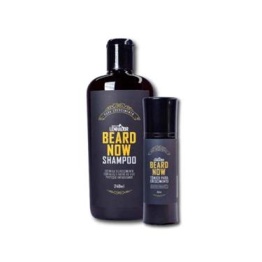 Imagem de Kit de Tônico + Shampoo para Crescimento Beard Now - Barba de Lenhador