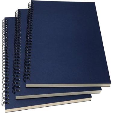 Imagem de PEYNIR Diário, 1 caderno espiral, diário espiral, B5, irregular grosso, papel e capa de couro rígido, bloco de notas adequado para estudantes, material de escritório, caderno