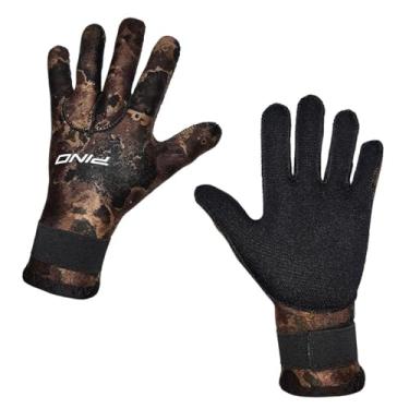 Imagem de Luva Térmica Neoprene 3mm Para Mergulho E Pesca Grouper Pino (Marrom, P)