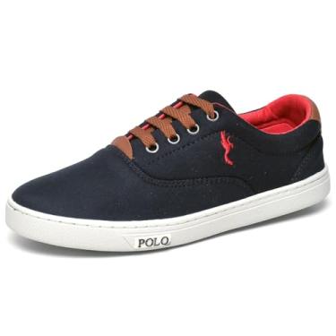 Imagem de Tenis Para Escola Infantil Confortavel E Duradouro Preto, Azul e Marrom, Ref.: 7700INF, Polo Blu ORIGINAL (Preto, BR, Criança de 9 a 12 anos, Numérico, 33)