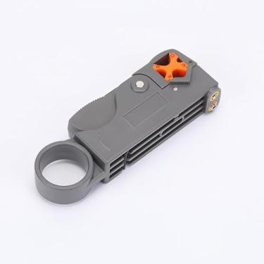 Imagem de Descascador de cabo coaxial rotativo - Ferramenta profissional de decapagem de cabos RG58/RG6/RG59/Quad Shield com lâminas de precisão