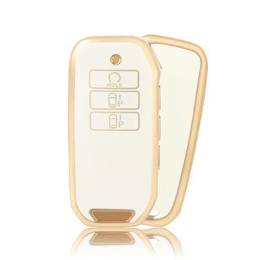 Imagem de Capa protetora de chaveiro de carro TPU moderna para Kia Sorento MQ4 2020 2021 2022 EV6 K8 v6 7 botões protetor de chaveiro de carro