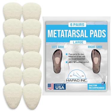 Imagem de Almofadas de metatarso para mulheres e homens – Almofadas de pé para alívio da dor – Almofadas de gel para pés para neuroma, metatarsalgia, sesamoidite – Suporte reutilizável para palmilhas