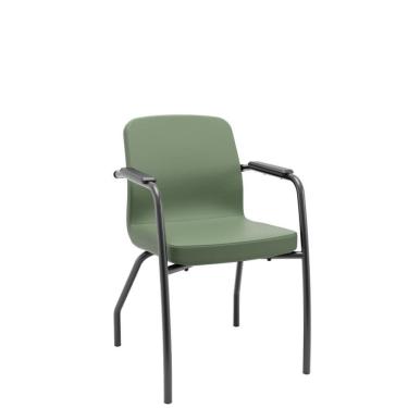 Imagem de Cadeira Soer Fixa 4 Pés Verde Oliva