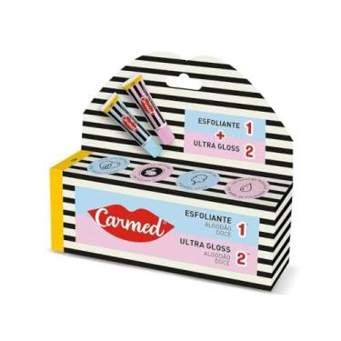 Imagem de Hidratante Labial Kit SOS Lábios 2 em 1 – Algodão Doce, Nutrição e Proteção Diária