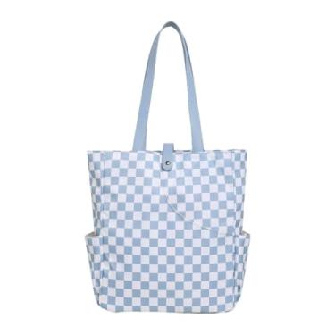 Imagem de UGPLM Bolsa de Pickleball, Bolsa de Tênis, Mochila para Badminton com Bolsos, para Raquete de Tênis para Badminton Fitness Adultos, Azul