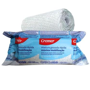 Imagem de Atadura Gessada 10cm x 3m Gesso Ortopédico Fraturas
