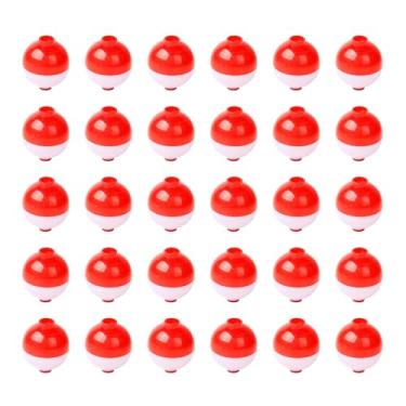 Imagem de 30 peças de Isqueiros Pesca Snap on Float Push Button Redondos Boias Flutuantes Ferramentas Indicador Mordida para