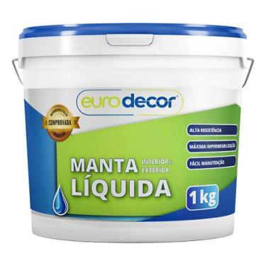 Imagem de Manta Líquida Emborrachada 1kg Eurodecor Cromio