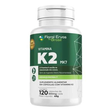 Imagem de Vitamina K2 MK7-120 Cápsulas 500mg Floral Ervas do Brasil