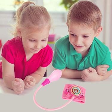 Imagem de CHICIRIS Simulação Estetoscópio Educacional Crianças Brinquedo de Pressão Arterial para Dramatização Aprendizagem Divertida (Rosa)