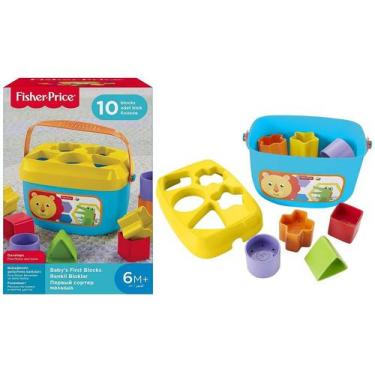 Imagem de Brinquedo Balde Com Blocos - Meus Primeiros Blocos Fisher Price - Matt