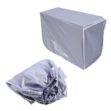 Imagem de HURRISE Cobertura Isolada Impermeável do Condicionador de Ar para Unidades Exteriores da c.a., Protetor Resistente da c.a. do Inverno para Unidades Exteriores para a Casa 3 Tamanhos (1,5h)