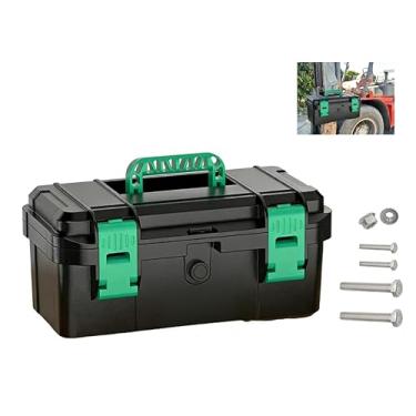 Imagem de Kit de caixa de ferramentas universal, caixa de ferramentas de trator, travável, com suporte de montagem, ATV, UTV, caminhão, caixa de ferramentas universal de veículo utilitário, pode ser montado no