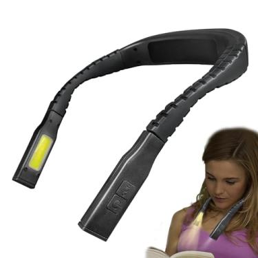 Imagem de Lâmpada de Pescoço para Leitura | Gooseneck Flexível Anti-Reflexo | Luz de Leitura para Pescoço Recarregável,Para Estudantes, Adolescentes, Adultos, Leitores em Tricô, Corrida e