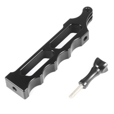 Imagem de Vara de extensão de vara de selfie portátil para câmera com alça de mão para câmera com suporte de vlogging de luz LED