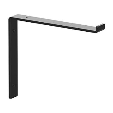 Imagem de Shelf-Made Silverton Steel 30,5 cm P x 3,8 cm L x 26,2 cm A Preto 34 kg Suporte decorativo para prateleira