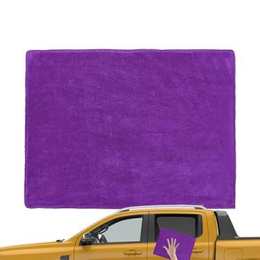 Imagem de Toalhas de microfibra para carros, panos de microfibra altamente absorventes e resistentes a arranhões | Toalha de limpeza profissional de longa duração para caminhões