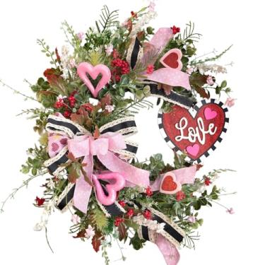 Imagem de Coroa de flores rosa para dia dos namorados