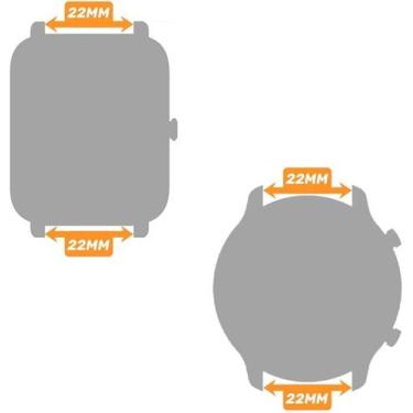 Imagem de Pulseira 22mm Compativel com GTR4 GTR 4 GTR 3 GTR 3 Pro GTR 2 GTR 2e R