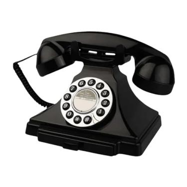 Imagem de Sclmgo Gravador de Voz de Telefone Antigo para Guardar Memórias Queridas, Preto