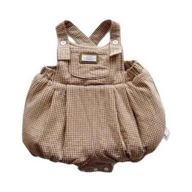 Imagem de Macacão De Bebê De Outono 0-3 Anos Com Alças Grossas, Bodysuit Fashion