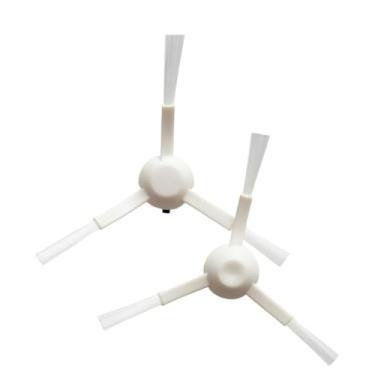 Imagem de Kit 2 Escovas Laterais para Robô Aspirador Xiaomi X10+/X10 Plus, X20+/X20 Plus, S10+/S10 Plus e S20+/S20 Plus | Reposição Compatível – Cerdas Duplas e Encaixe Perfeito (X10+/X20+/S10+/S20+ (Plus))