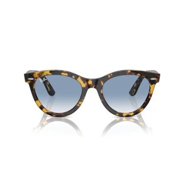 Imagem de Óculos de Sol Ray-Ban Wayfarer Way 0RB2241 13323F Tam 54 / Marrom Havana/Amarelo - Lentes Azul Gradiente