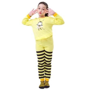 Imagem de Pijama Infantil Inverno com Estampas Interativas, Tecido Macio e Confo