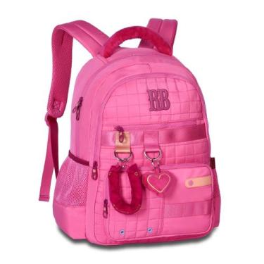 Imagem de Mochila Escolar Rebecca Bonbon Clio De Costas Acolchoada 17L -, Rosa