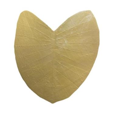 Imagem de Caminho Folha Kit 5 Pisante Horta Jardim Bege De Plástico - UNI ECCOMM