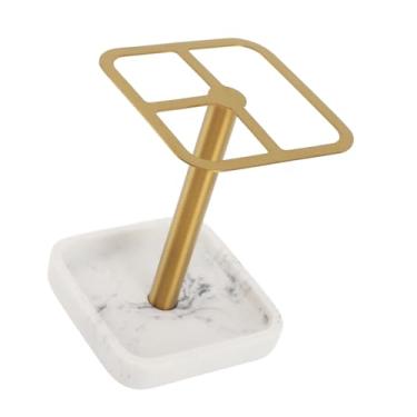 Imagem de Suporte de Armazenamento Creme Dental em Aço Inoxidável 304 -Roxinha com 3 Slots Organizador Multifuncional para Banheiro Itens Dentários Sem Instalaç