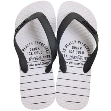 Imagem de Chinelo de Dedo Masculino Casual Dia a Dia Borracha Coca Cola Cc4170-Masculino
