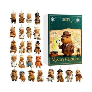 Imagem de Brinquedo De Capivara, Calendário Do Advento De 24 Dias, Pingente Acrí