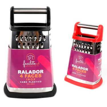 Imagem de RALADOR 4 FACES DE INOX/PLASTICO 23X10CM