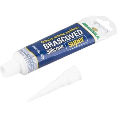 Imagem de Borracha de Silicone Acético, Transparente, 50 g, 3020007, Brascola Os