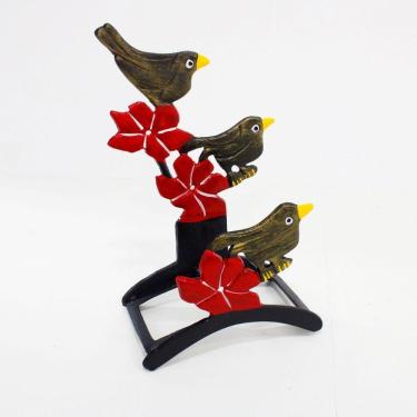 Imagem de Suporte Enrolador De Mangueira Personalizado Vermelho