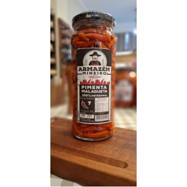 Imagem de Pimenta malagueta pote 300g armazém mineiro - unitario