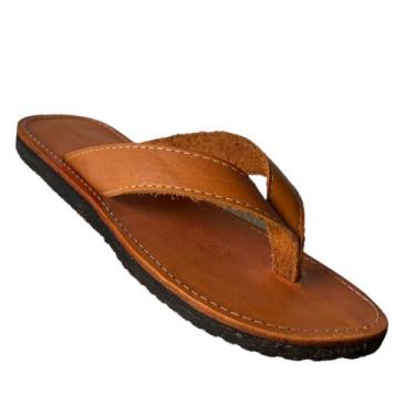 Imagem de Chinelo Artesanal Tradicional de Couro - Meleve Atelier, 34