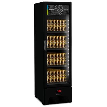 Imagem de Cervejeira All Black Vn28rh Metalfrio Expositor All Black 337 Litros 220v