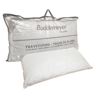 Imagem de Travesseiro Toque De Pluma 50x70cm Branco Buddemeyer
