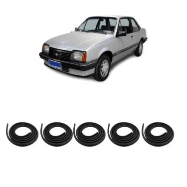 Imagem de Kit Borracha Vedação Das 4 Portas + Borracha Do Porta Malas Monza GI F