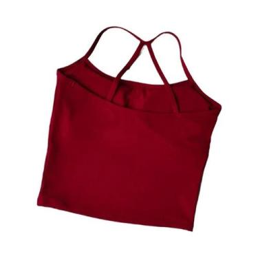 Imagem de Top De Yoga Feminino De Secagem Rápida Com Costas Escovadas, Colete Re