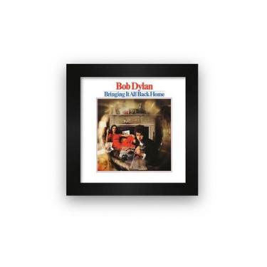 Imagem de Quadro azulejo com moldura Bob Dylan Bringing - Starnerd