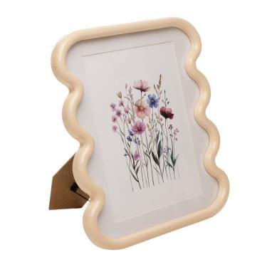 Imagem de Porta-Retrato Ondelle 15cmx20cm Creme MDF - Wolff