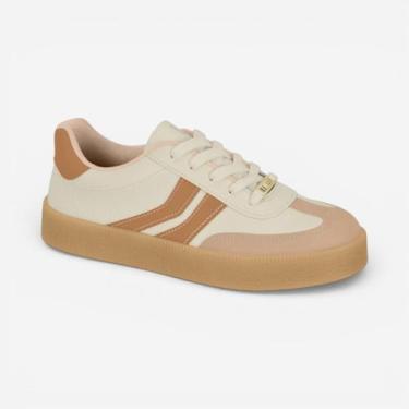 Imagem de Tênis Vizzano Casual Off White, Branco off, Bege, Camel, 37