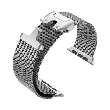 Imagem de Pulseira De Titânio Milanese De 49mm Para Apple Watch Ultra E Séries 1