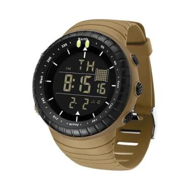 Imagem de Relógio Esportivo Digital LED À Prova d'Água Com Mostrador Grande Para