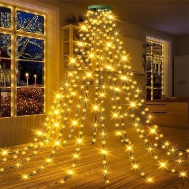 Imagem de Lâmpada de árvore de Natal LED Ring Tree Top Light 1,5 m - J-One
