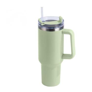 Imagem de Caneca térmica Copo de aço inoxidável com tampa de palha 1.2L - J-One